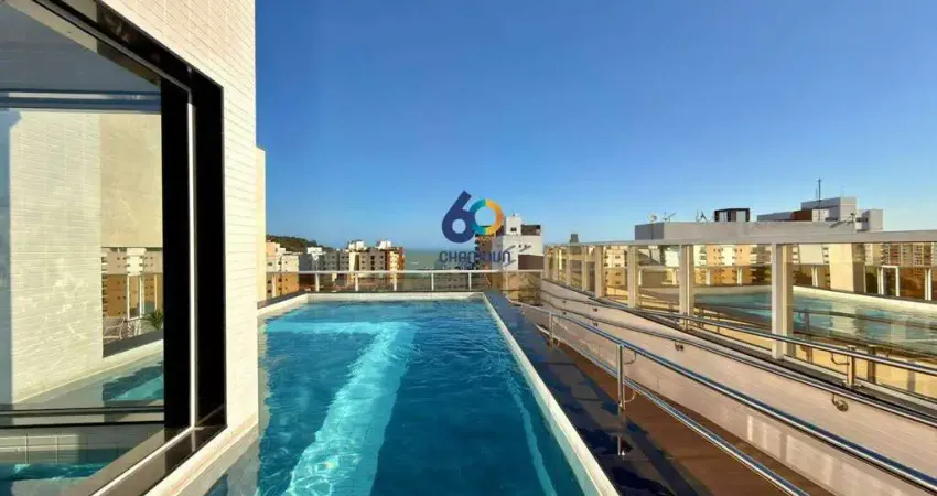 Apartamento, 03 quartos sendo 01 suíte, área de lazer, 02 vaga de garagem, avenida, praia do morro, guarapari - es