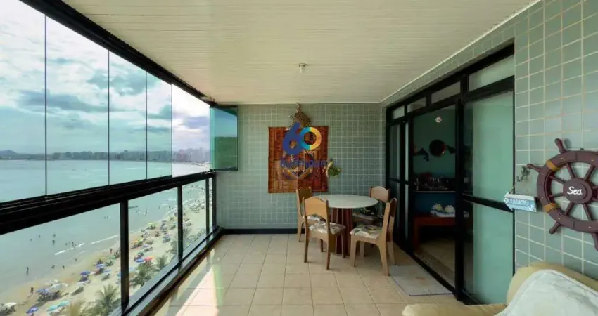 Cobertura frente mar em guarapari – 271 m², 4 dormitórios, 2 suítes, mobiliada