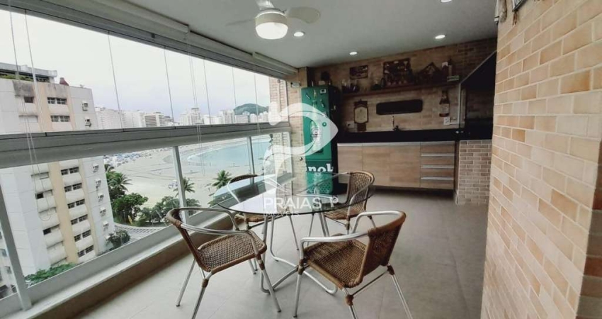 Apartamento com 3 quartos à venda na Das Galhetas x Rua Costa Esmeralda, --, Jardim Astúrias, Guarujá