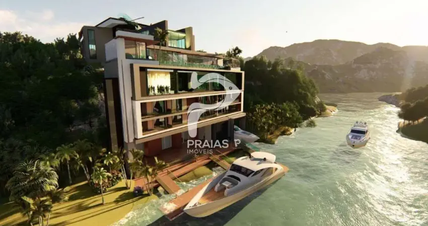 Terreno em condomínio fechado à venda na de Bertiogga, --, Marina Guarujá, Guarujá