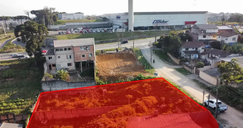 Terreno de 1000m² a 30 metros do condor - oportunidade única!