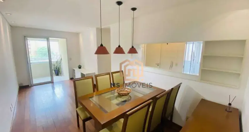 Apartamento 56m², 2 quartos (1 suíte), varanda, sala (estar/jantar), cozinha, mobiliado, para locação na vila mariana