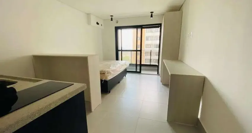 Apartamento 30m², Studio 1 Quarto, 1 Banheiro, Varanda, ambientes integrados, à Venda ou Locação na Vila MarianaBanheiro,