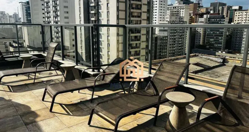 Apartamento 1 quarto 30m² á venda ou locação no jardim paulista - são paulo / sp