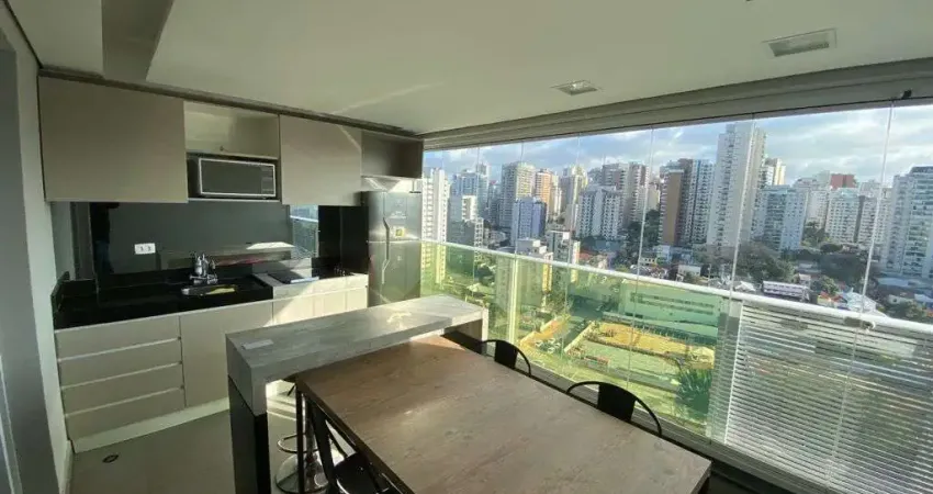 Apartamento de cobertura 48m², 1 quarto para locação em perdizes