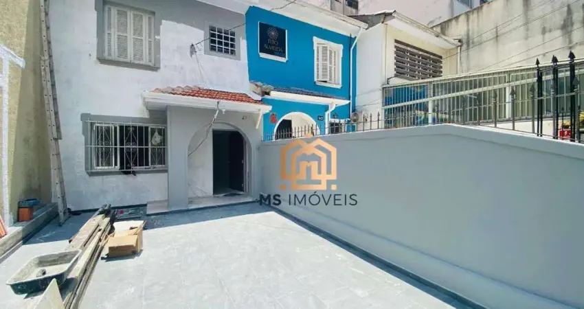 Casa comercial 145m², 3 quartos, 2 banheiros, 2 salas, cozinha, quintal edícula, 2 vagas, para locação na vila mariana