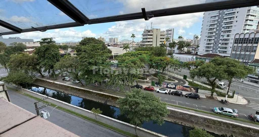 Sala comercial à venda na Avenida Senador Pinheiro Machado, Marapé, Santos
