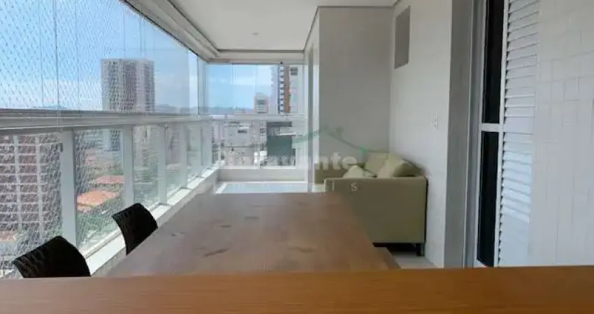 Apartamento em santos -varanda gourmet e lazer total na v. rica