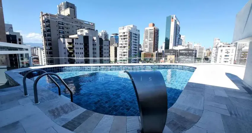 Cobertura com 3 quartos, gonzaga, santos. totalmente reformada.