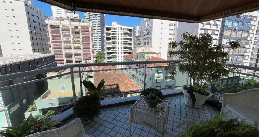 Apartamento com 4 quartos para alugar na Rua Jorge Tibiriçá, Gonzaga, Santos