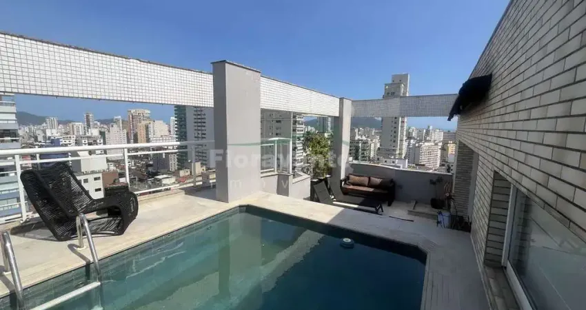 Cobertura com 4 quartos, boqueirão, santos - r$ 4.2 mi, cod: 1437