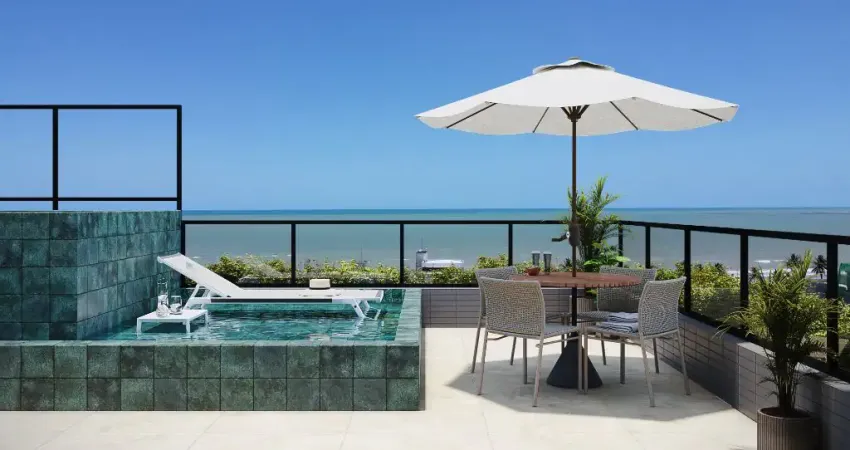 Pensando em investir ou morar a apenas 200 metros da praia em intermares