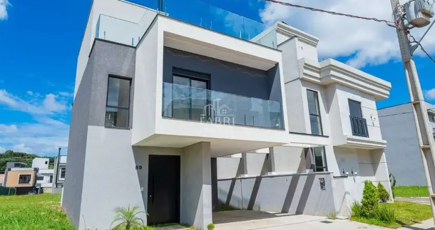 Casa em condomínio fechado com 3 quartos à venda na Rua Irma Schreiner Maran, 503, Santa Cândida, Curitiba