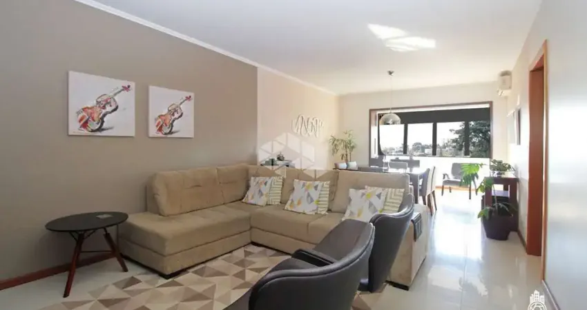 Apartamento de 114m² com 03 dormitórios e 02 vagas de garagem no bairro chácara das pedras