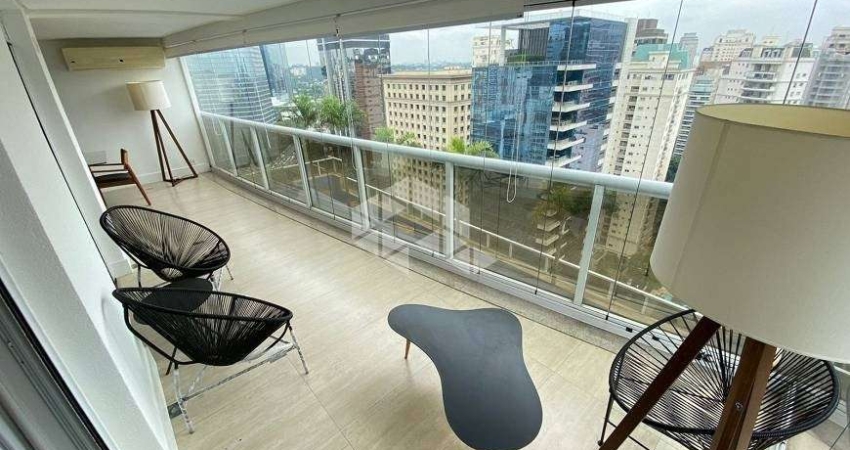 Apartamento moderno e completo na Vila Olímpia, com 80m², 1 suíte com closet e 2 vagas de garagem.
