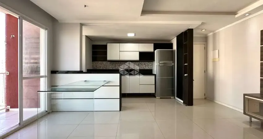 Apartamento 2 dormitórios semi mobiliado, 51 m² privativo, 1 vaga, bairro Fátima - Canoas