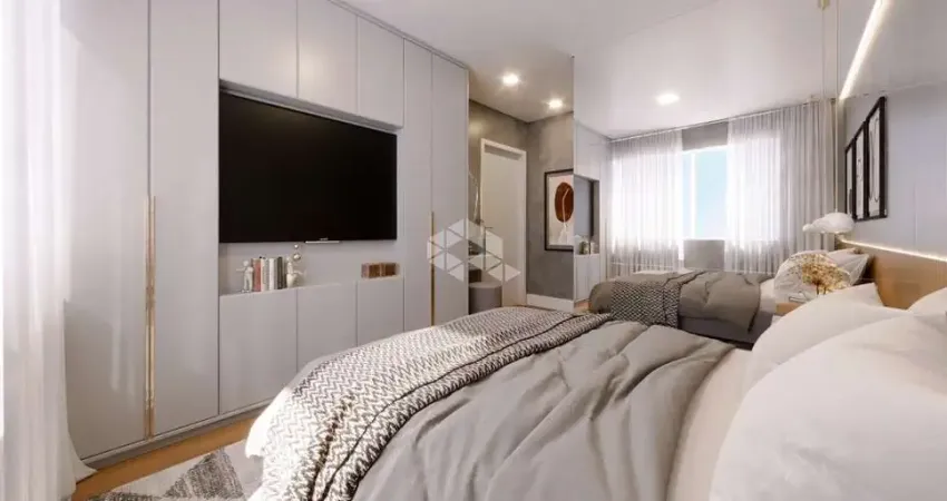 Apartamento cobertura 2 dormitórios + 2 banheiros sociais, 74,68m² privativos, 1 vaga, no bairro carniel