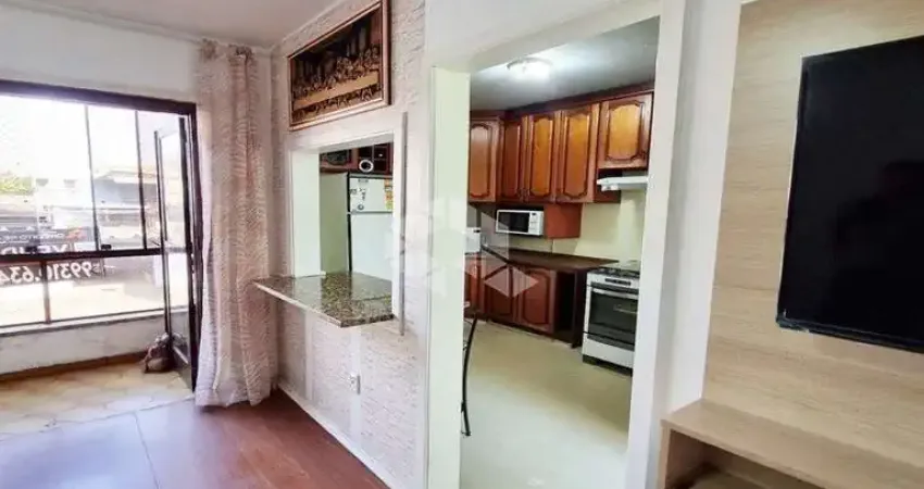 Apartamento semi mobiliado 2 dormitório 1 vaga coberta área privativa 62,70m² niterói/canoas