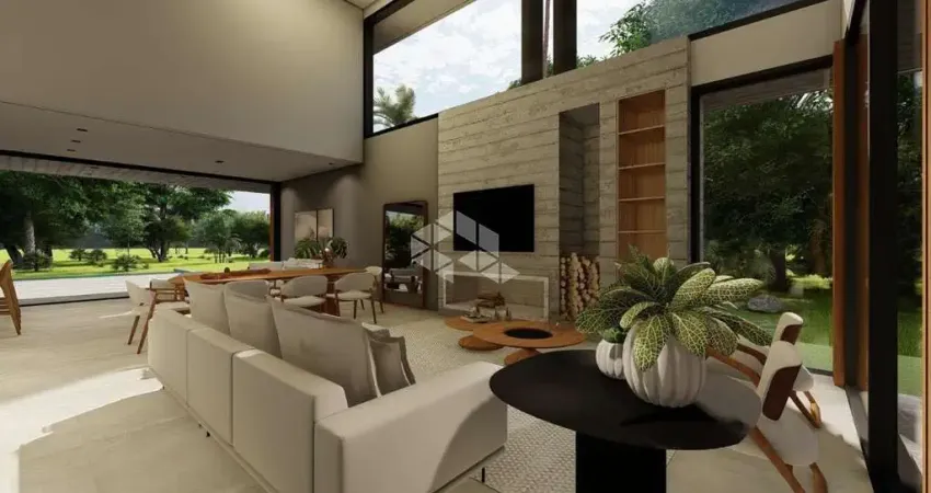 Casa beira lago ,4 suítes + gabinete + elevador no condomínio península ponta da figueira