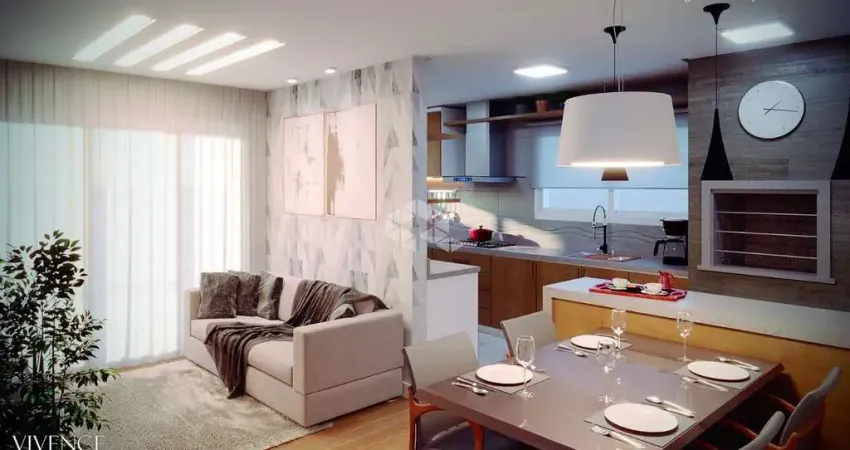 Apartamento 2 suítes, 75,80m² privativos, 1 vaga, no Centro de Canela, a 800 metros da Catedral