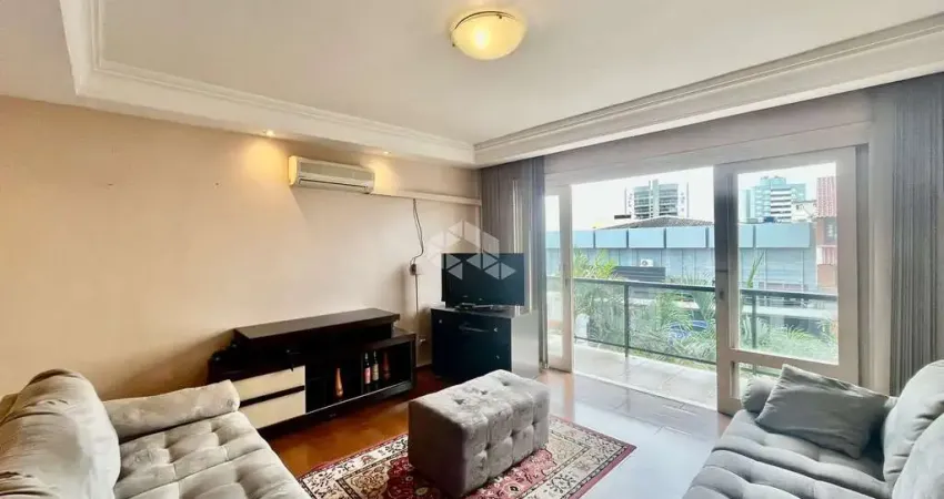 Apartamento 3 dormitórios 98m² privativos mobiliado com sacada e vaga Centro Esteio