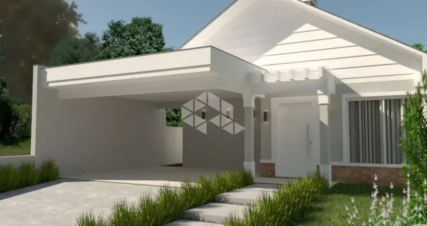 Casa em construção com 03 dormitórios em Linha Santa Cruz!