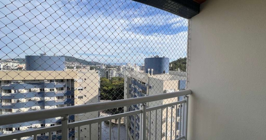 APARTAMENTO COM 2 QUARTOS SEMIMOBILIADO COM VISTA PANORÂMICA E LAZER COMPLETO NO ITACORUBI FLORIANÓPOLIS