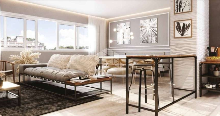 Apartamento com 1 dormitório + lavabo, 60,03m² privativos, 1 vaga, no Centro de Gramado