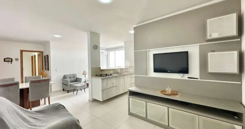 Apartamento mobiliado com 02 dormitórios, sendo 01 Suíte, banheiro social, living integrado,em Capão da Canoa.