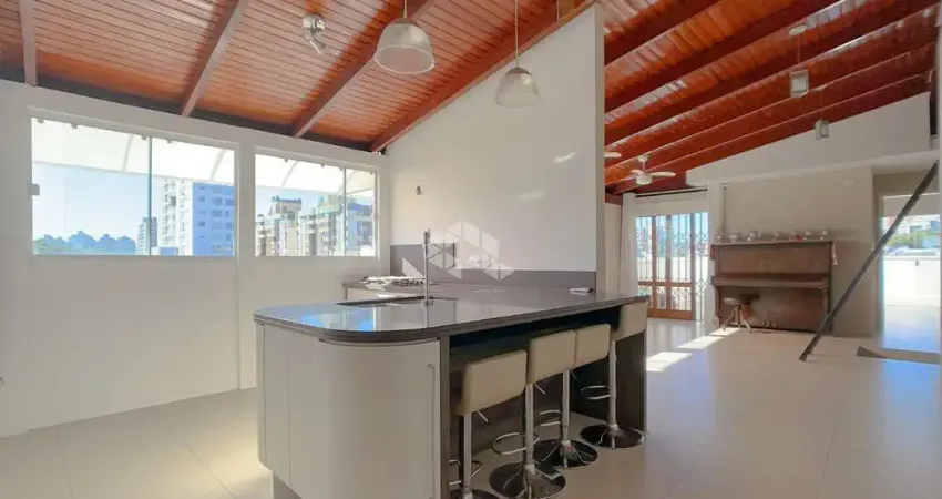 Exclusividade! cobertura com 3 dormitórios, ampla e iluminada