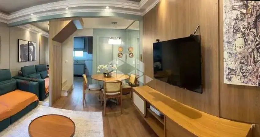 Sobrado em condomínio, 2 quartos, 1 vaga coberta no bairro fátima - canoas rs.