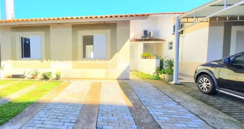 Casa com pátio em condomínio clube - 3 dorms, 2 vagas - bairro são josé, canoas