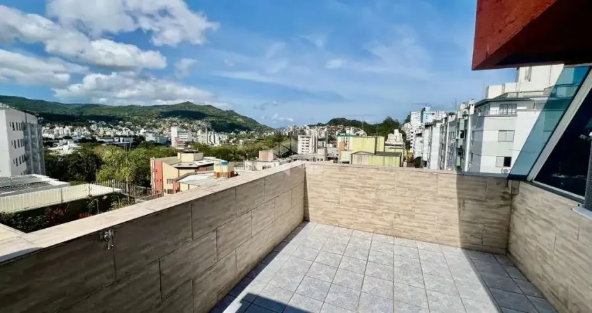 Cobertura 2 quartos semimobiliada com terraço e vista panorâmica na carvoeira florianópolis