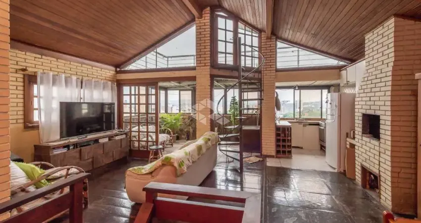 Bela cobertura 2 dormitorios 93m² privativos com 1 vaga coberta no centro em porto alegre