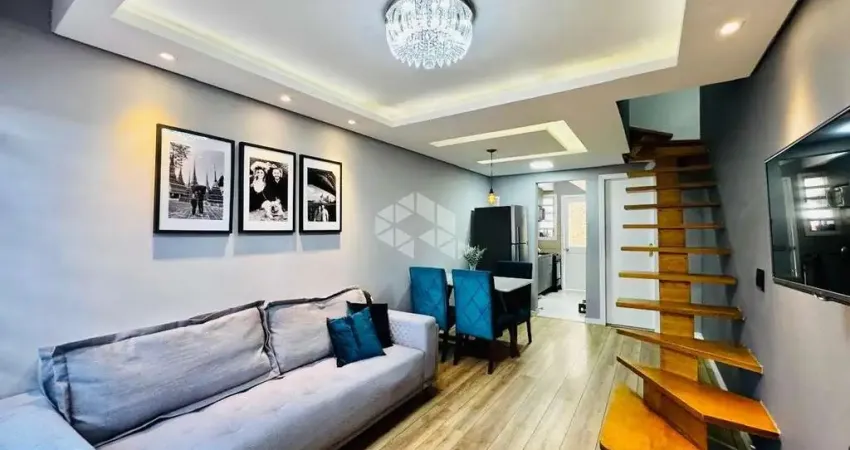 Casa sobrado 2 dormitórios, 1 com suíte, pátio fundos - rio branco - canoas