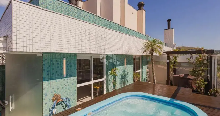 Cobertura à venda, 2 dormitórios, 2 vagas de garagem, elevador, churrasqueira, próximo da pucrs, bairro jardim botânico, porto alegra/rs.