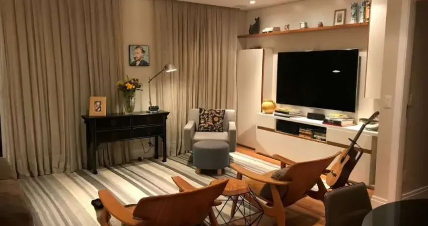 Apartamento à venda no brooklin, sp. com 2 quartos sendo 1 suíte, 2 vagas e 100m².