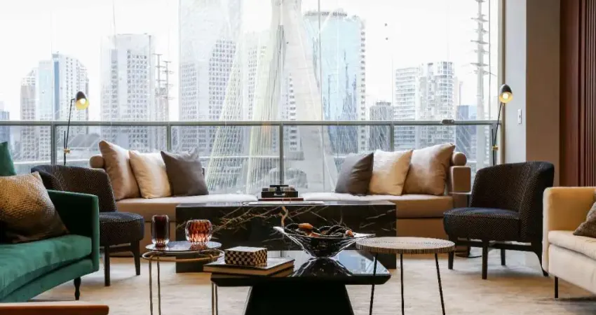 Apartamento à venda na cidade jardim - são paulo - sp - frente com a ponte estaiada - 4 suítes - 233m²