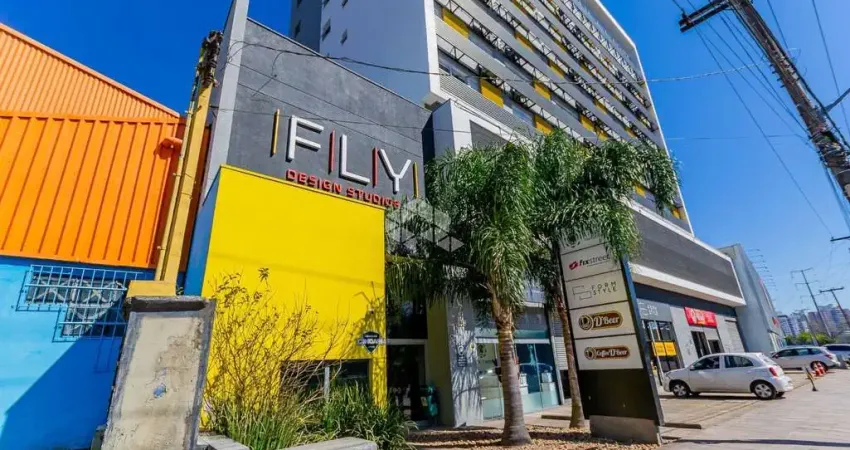 Studio 01 dormitório com vaga no fly designs studios -bairro partenon