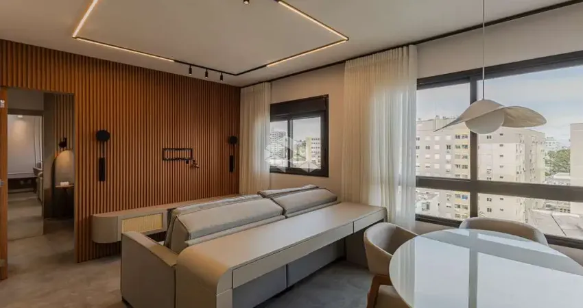 Apartamento 2 quartos com garagem e infraestrutura no bairro santana próximo a av. ipiranga, hospital ernesto dornelles e instituto de cardiologia