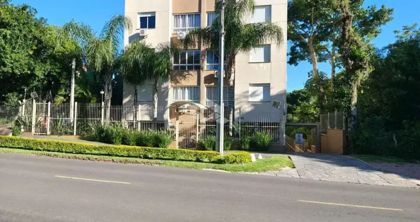 Apartamento semi mobiliado, 2 dormitórios, churrasqueira, elevador e garagem