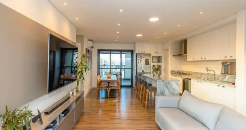 Apartamento para venda no brooklin com 2 quartos, 106m² 2 varandas (uma gourmet)