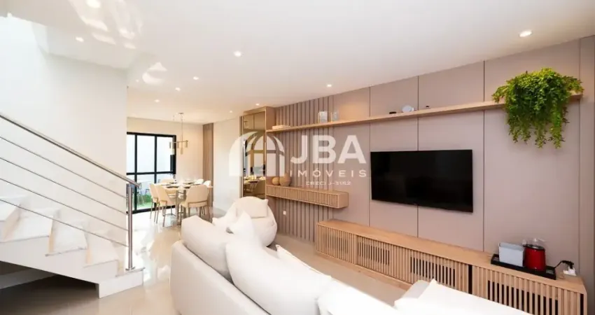 Sobrado em construção com suíte no bairro uberaba em condomínio fechado