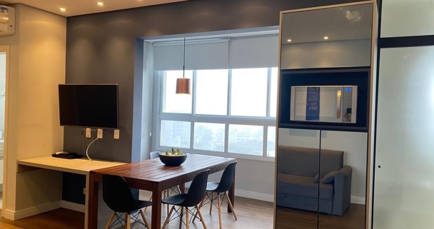 Loft mobiliado com 43m² para locação no Pq. Monte Líbano, Mogi das Cruzes/SP