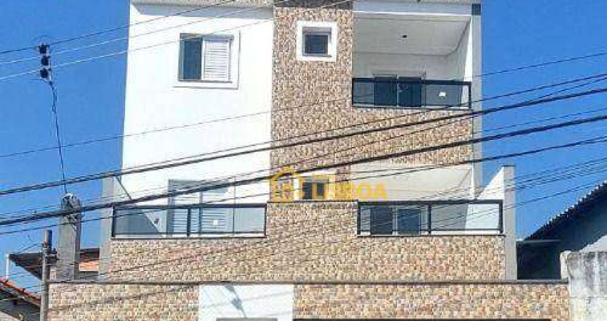 Apartamento com 2 dormitórios à venda, 61 m² por R$ 379.000,00 - Jardim Oratório - Mauá/SP