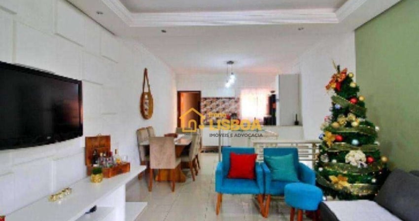 Sobrado à venda, 220 m² por R$ 633.000,00 - Parque Oratório - Santo André/SP