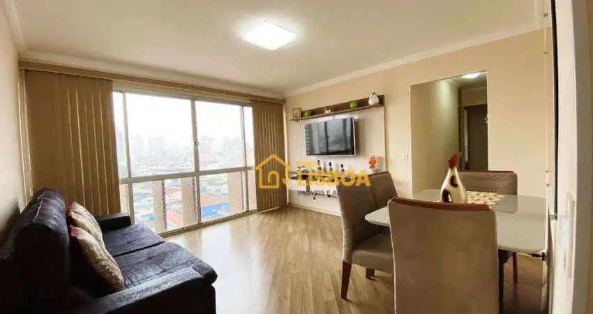 Apartamento com 3 dormitórios à venda, 90 m² por R$ 651.000,00 - Casa Branca - Santo André/SP