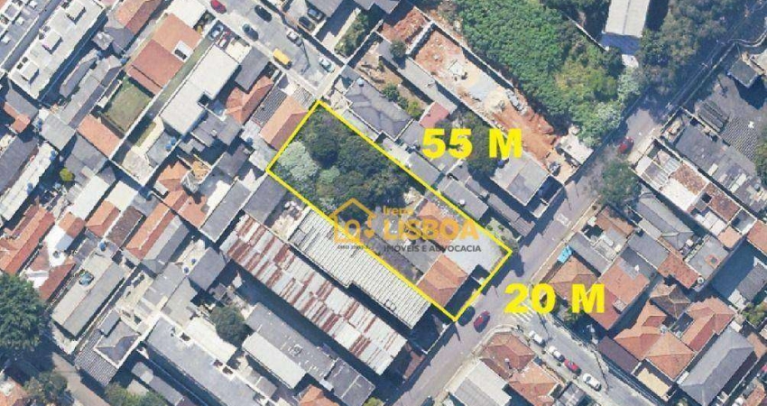 Terreno à venda, 1100 m² por R$ 3.300.000,01 - Vila Alpina - São Paulo/SP