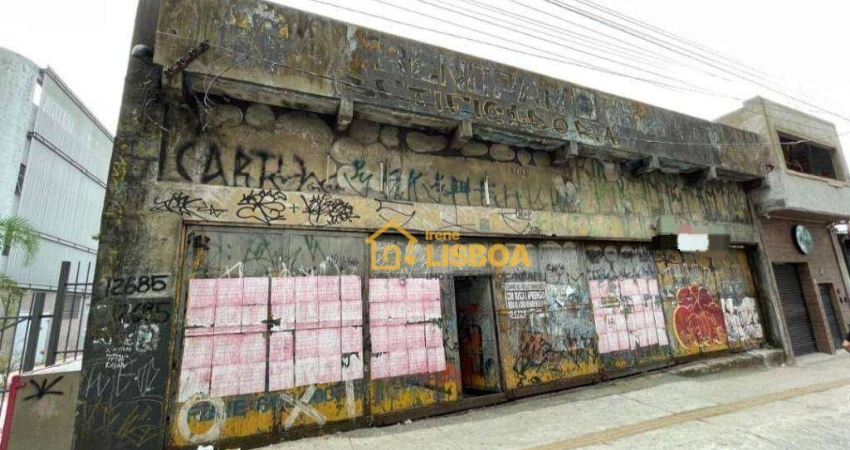 Galpão para alugar, 990 m² por R$ 12.000,00/mês - Jardim Adutora - São Paulo/SP