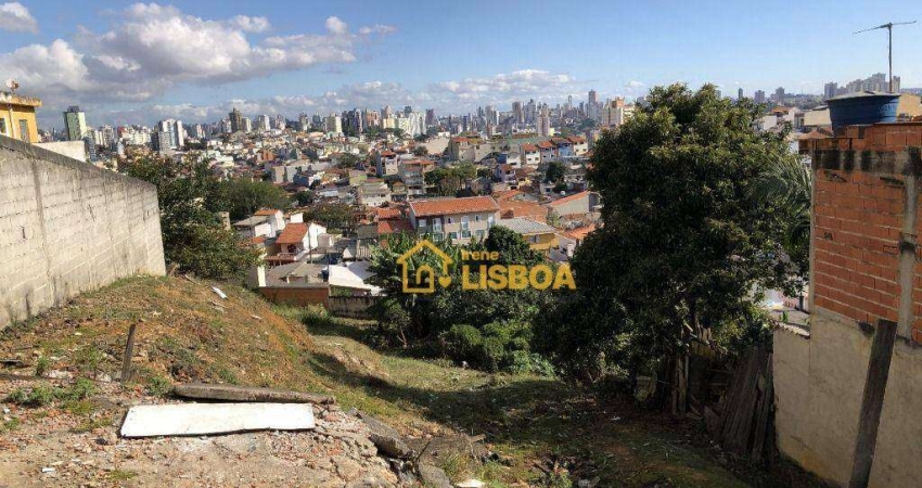 Terreno à venda, 1511 m² por R$ 1.300.000,00 - Vila Alto de Santo André - Santo André/SP